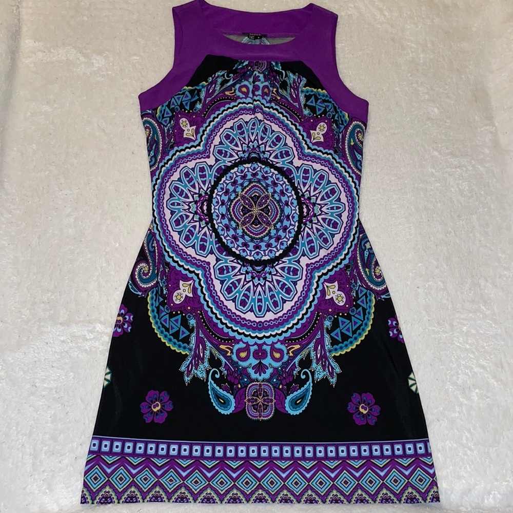 Stretchy multicolor dress